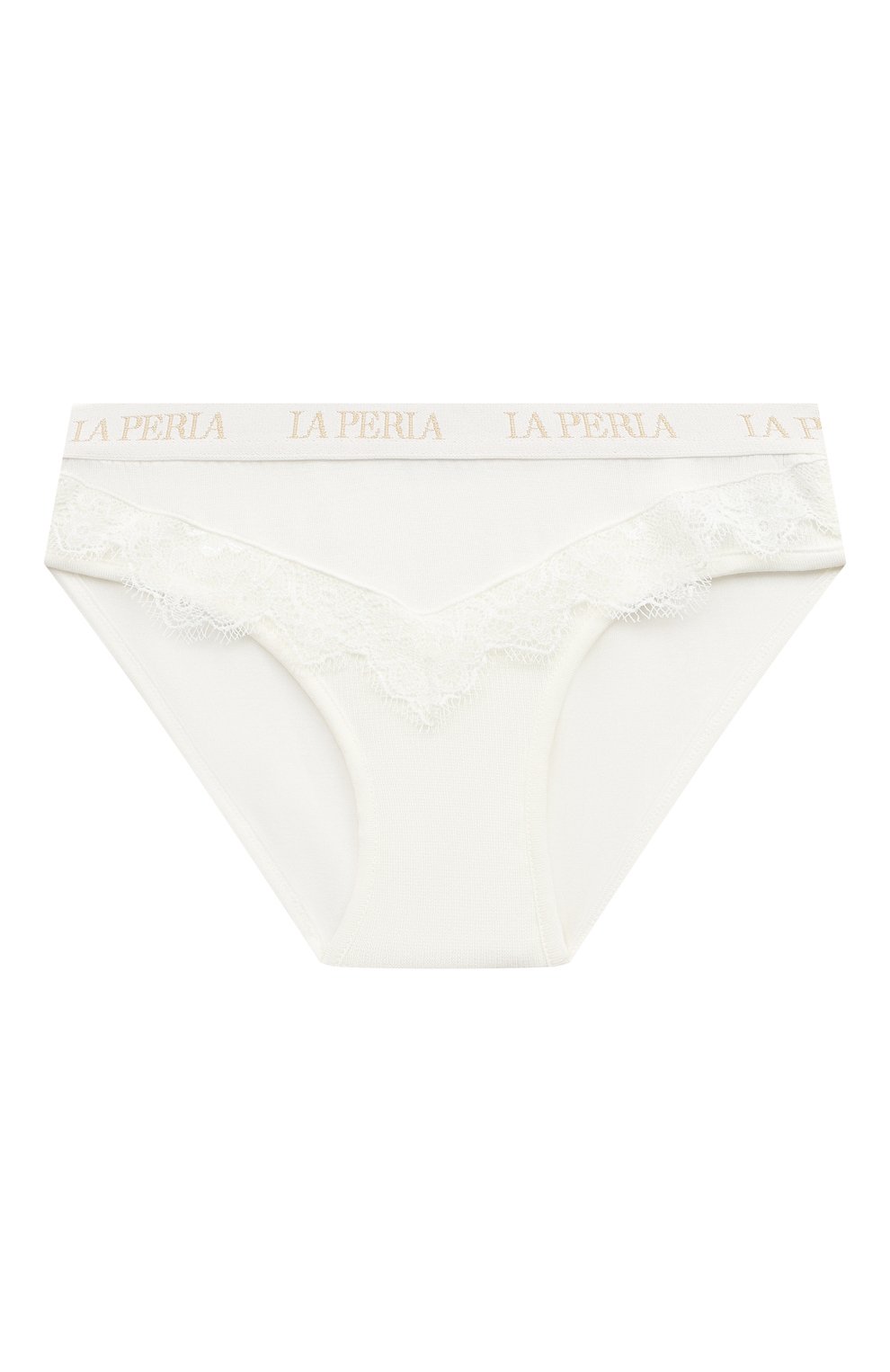 Трусы-слипы LA PERLA кремового цвета по цене 6260 руб., арт. 54467/8A-14A, фото 1 Трусы-слипы LA PERLA, арт. 54467/8A-14A, фото 1