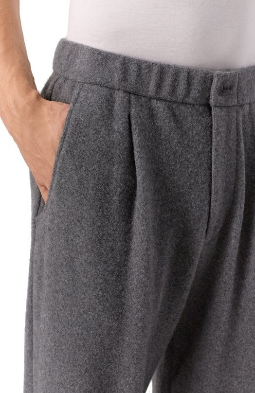 Брюки из кашемира и шерсти Giorgio Armani GM002593/TE12430 Серый  GM002593/TE12430 Фото 5