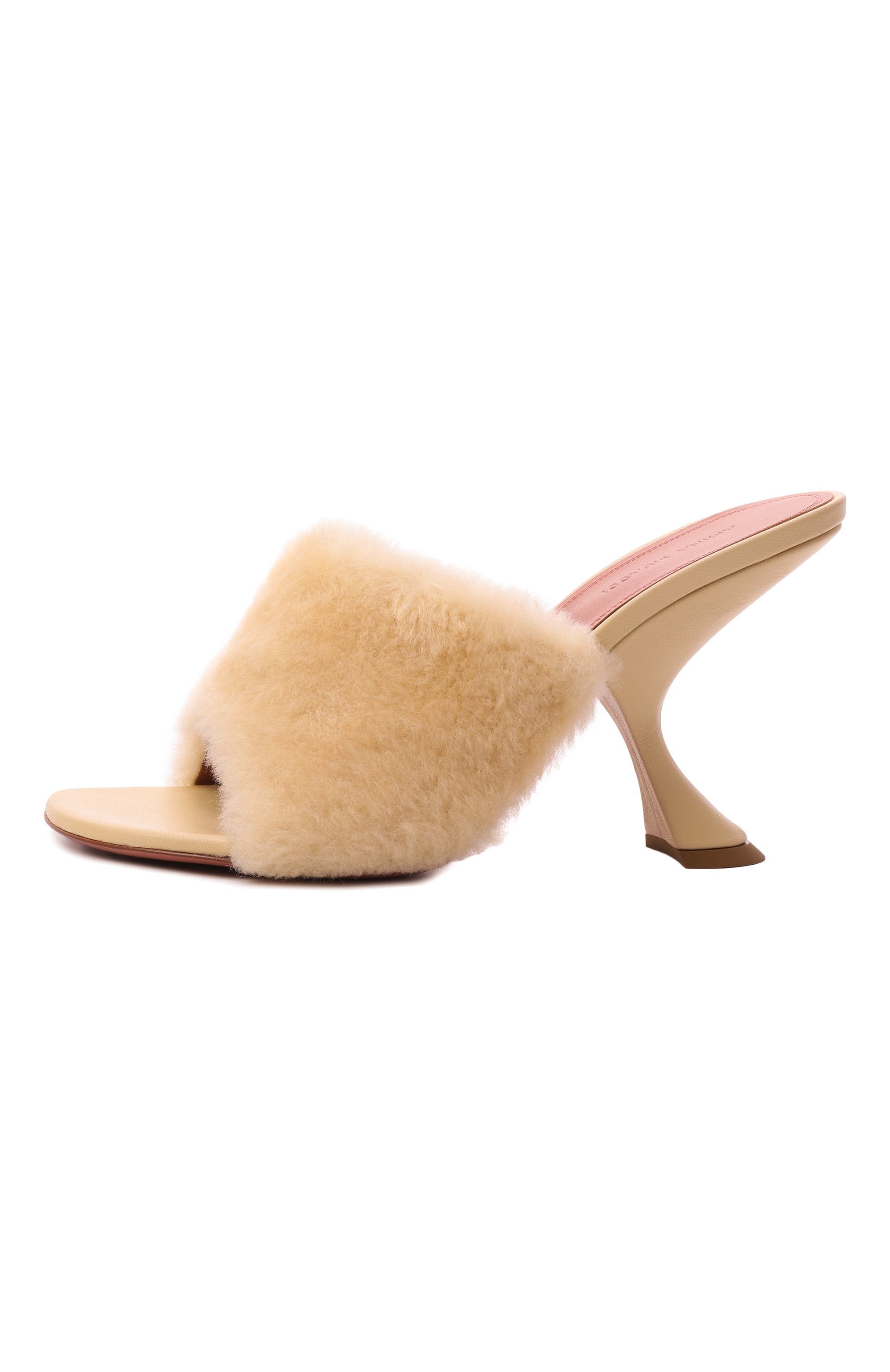Мюли taylor 90 из овчины AMINA MUADDI, арт. TAYL0R FUR SLIPPER/SHEARLING, фото 4