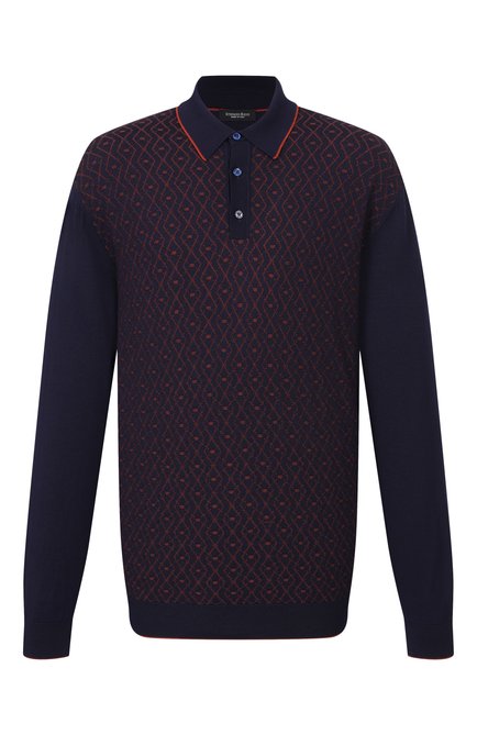 Мужское поло из шерсти и шелка STEFANO RICCI, арт. KE06010P03/E25402