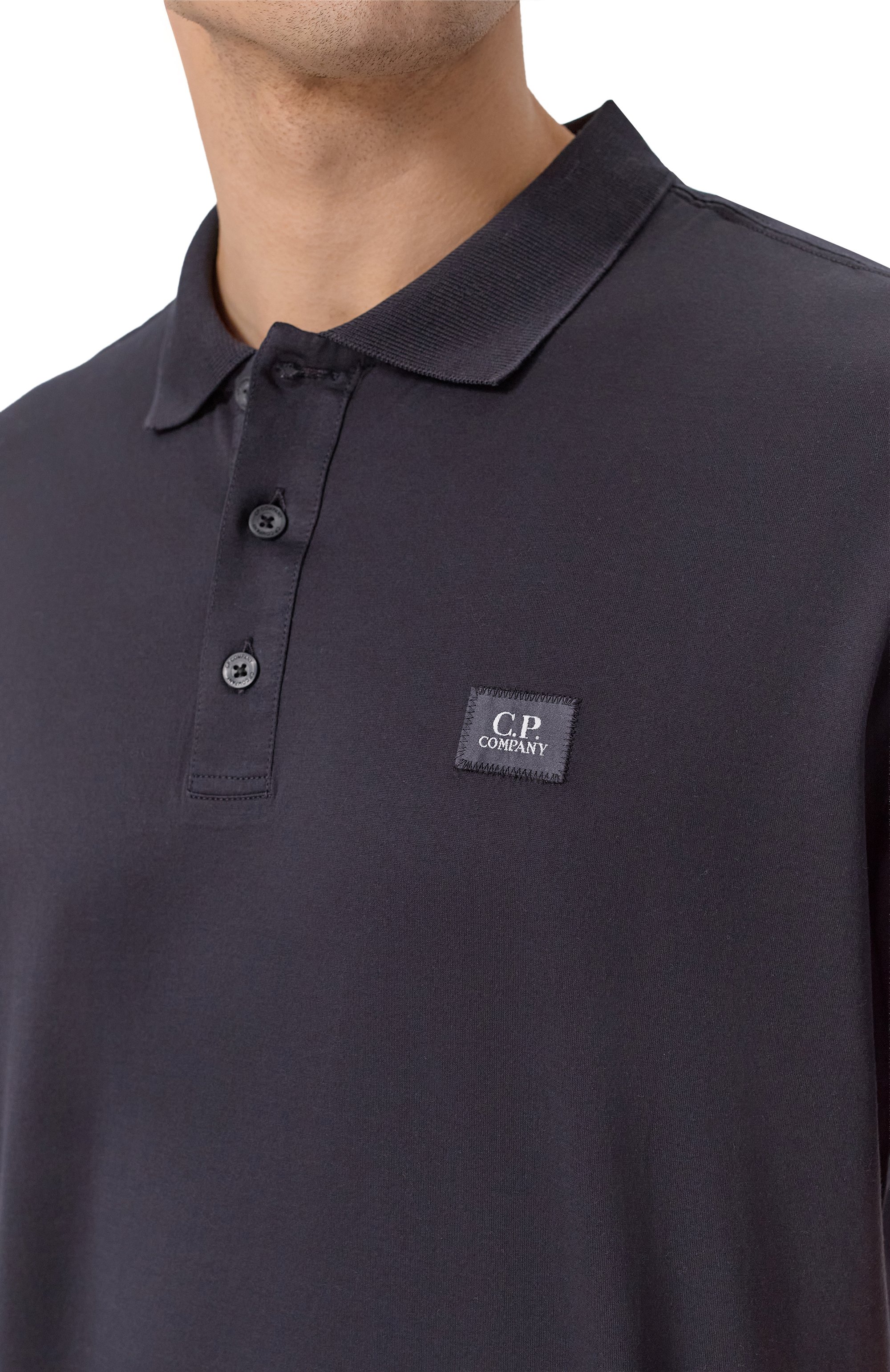 Хлопковое поло C.P. COMPANY, арт. 20CMPL115A/006374G, фото 5