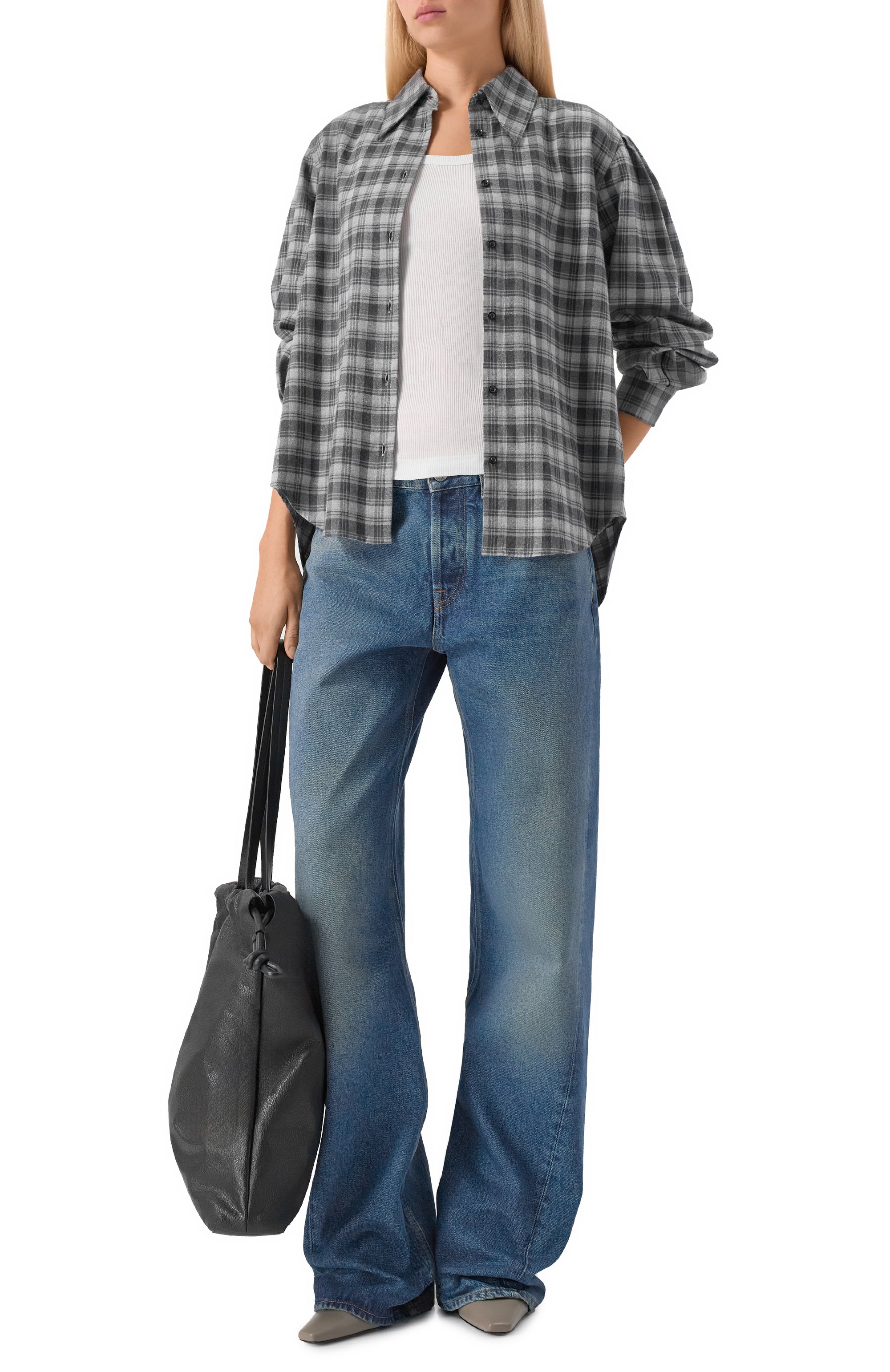 Хлопковая рубашка OFFICINE GENERALE, арт. W25WSHI001, фото 2