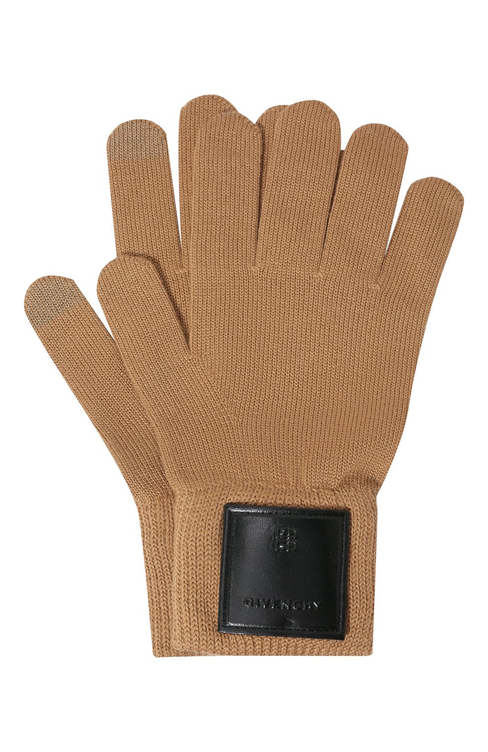 Шерстяные перчатки GIVENCHY бежевого цвета по цене 38300 руб., арт. GVGUAN/U2484, фото 1 Шерстяные перчатки GIVENCHY, арт. GVGUAN/U2484, фото 1