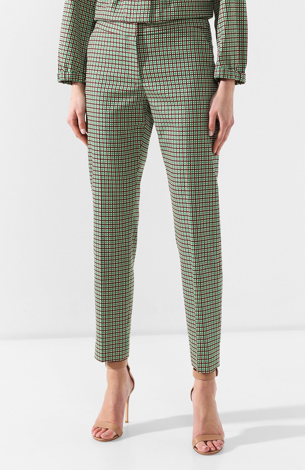 Брюки в клетку DRIES VAN NOTEN, арт. 191-30958-7034, фото 3