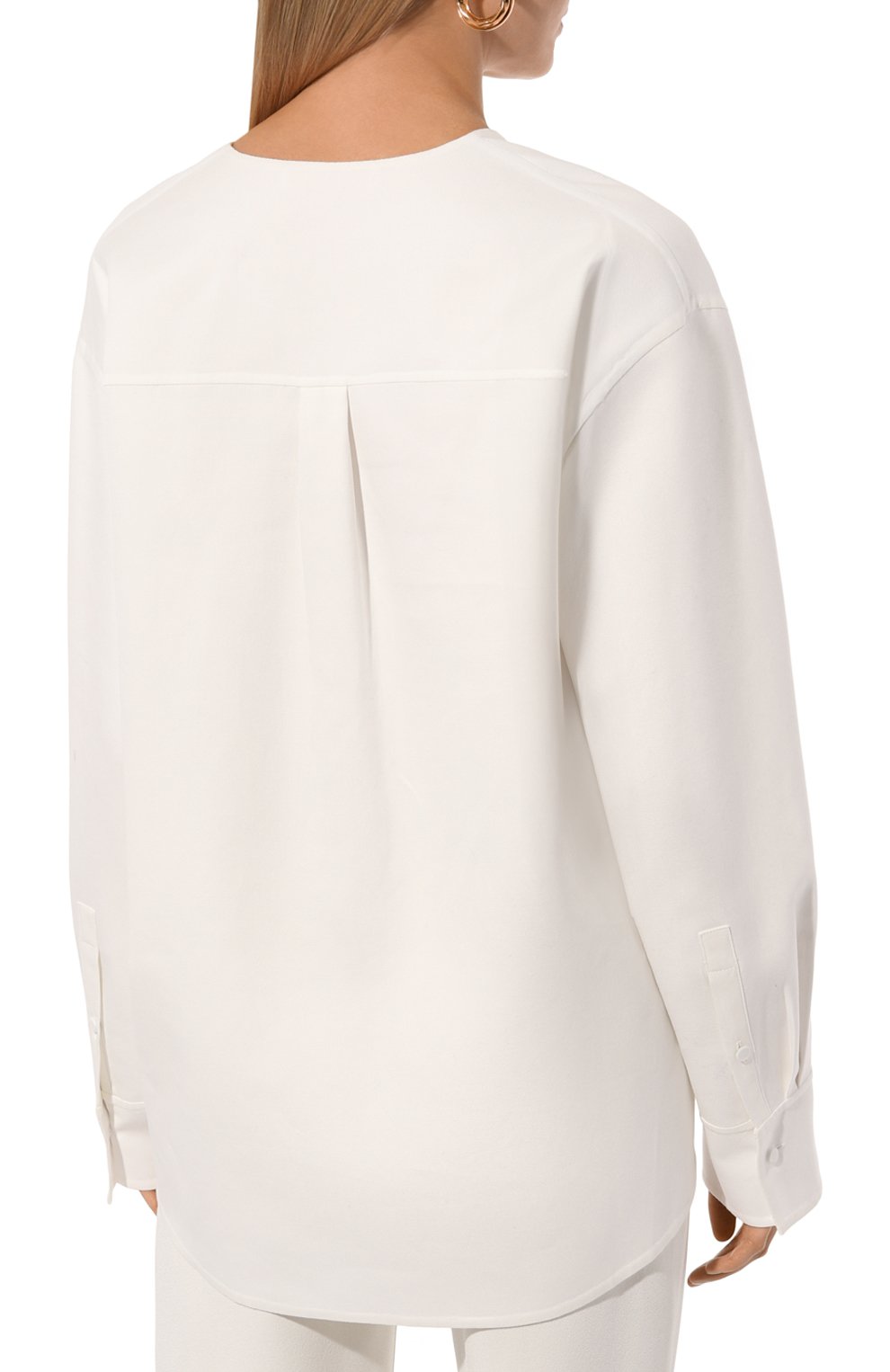 Хлопковая блузка VALENTINO, арт. 5B3AE9L575Y, фото 4