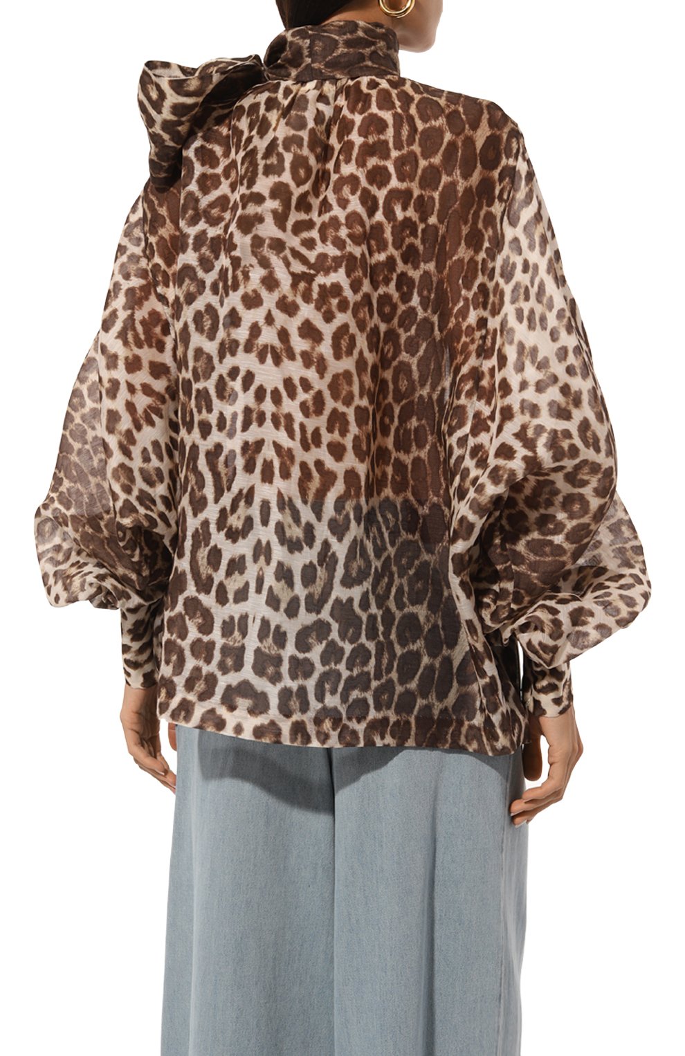 Блузка изо льна и шелка ZIMMERMANN, арт. 1395TF241, фото 4