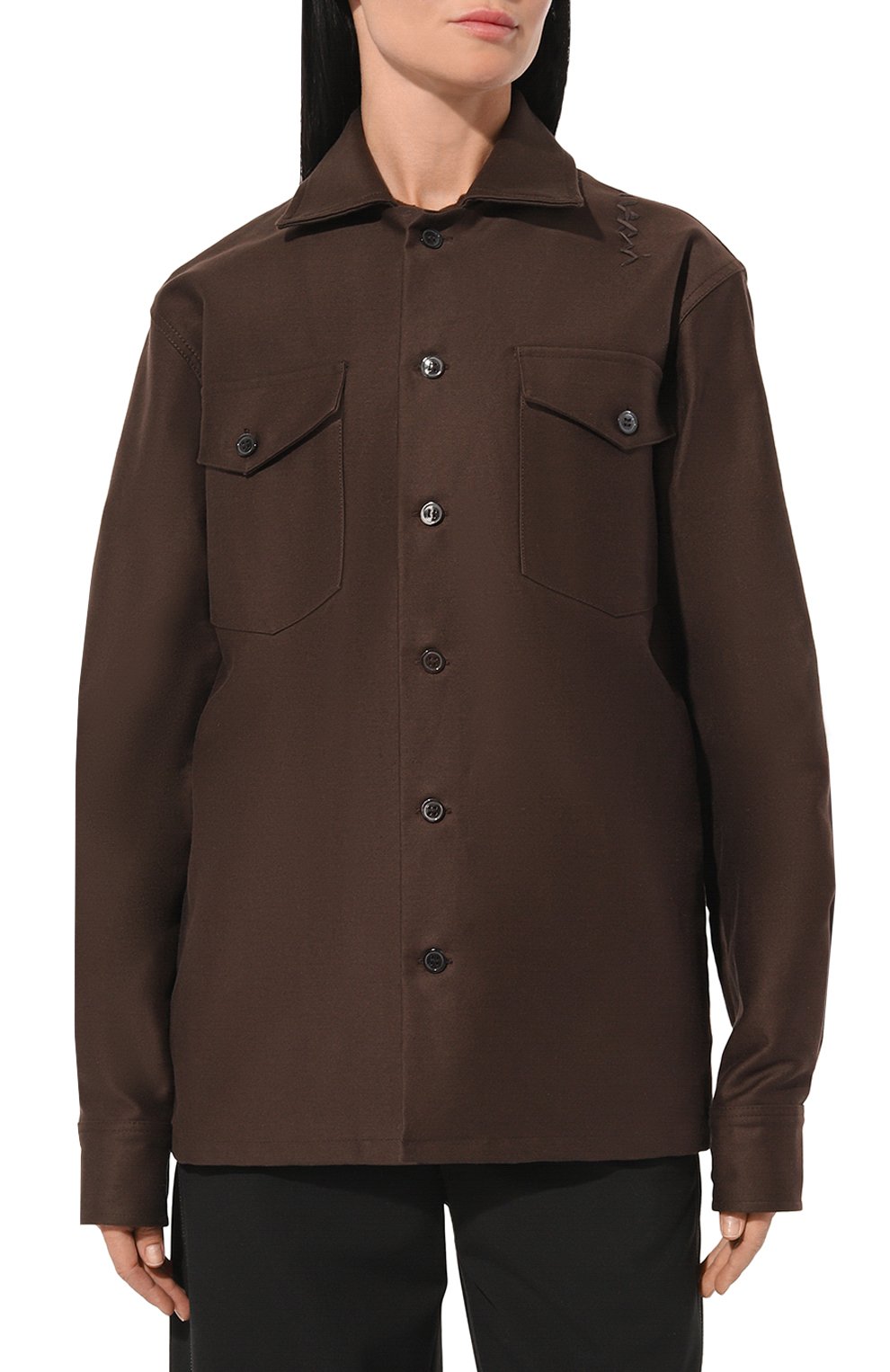 Атласная рубашка MARNI, арт. CUMU0310S1/TCY36, фото 3