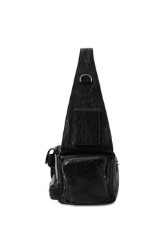 Мужская сумка superbusy small BALENCIAGA черного цвета, арт. 702167/210C8 | Фото 4 (Размер: large; Материал: Натуральная кожа; Материал сплава: Проставлено; Драгоценные камни: Проставлено)