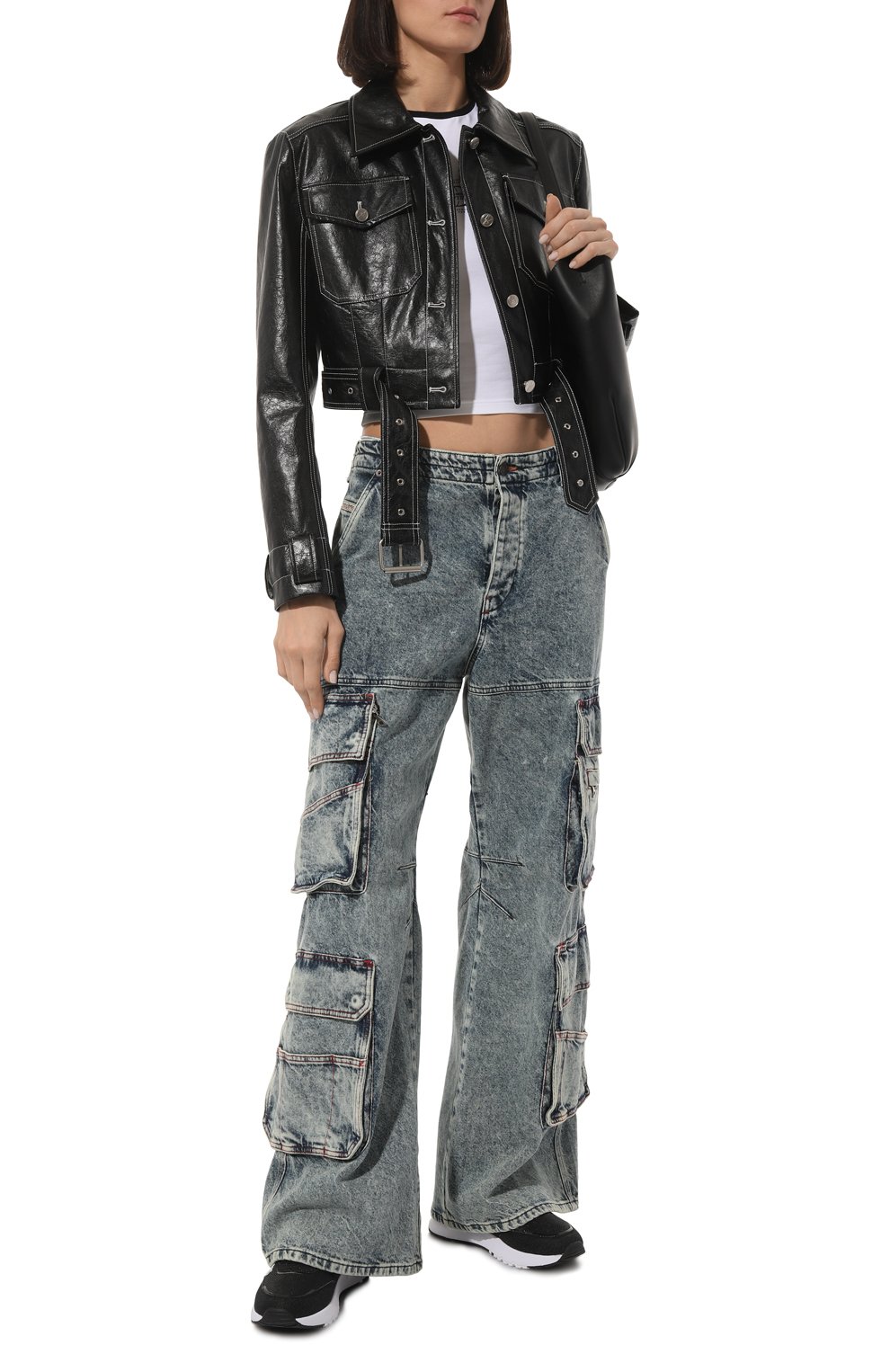 Комбинированные кроссовки VERSACE JEANS COUTURE, арт. 74VA3SA3/ZS648, фото 2