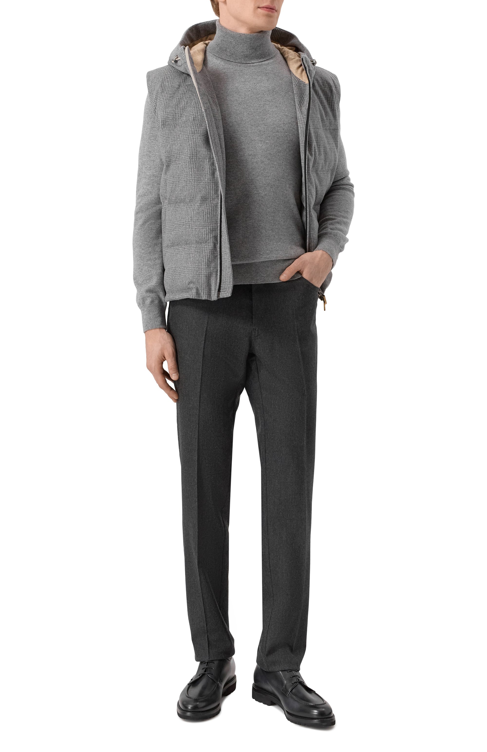 Брюки из шерсти и кашемира BERWICH, арт. M0RELL0 5TALC 19/FA1224X, фото 2