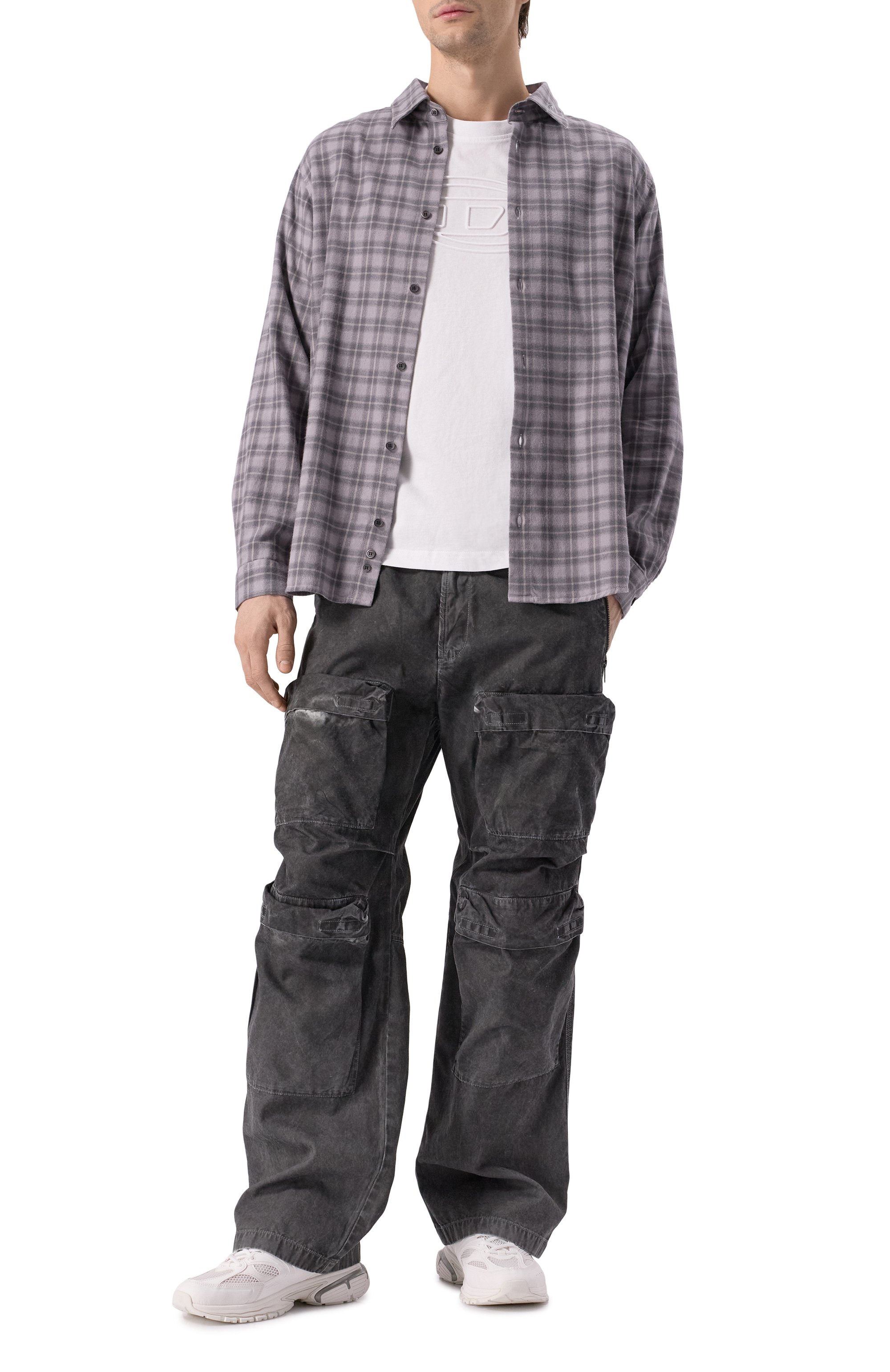 Рубашка из хлопка и вискозы DIESEL, арт. A16215/0TKAG, фото 2