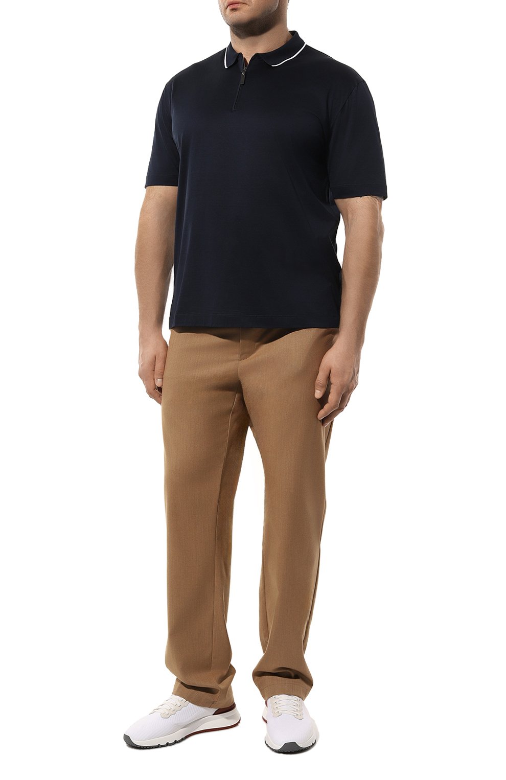 Хлопковое поло CANALI, арт. T0827B/MJ02035, фото 2