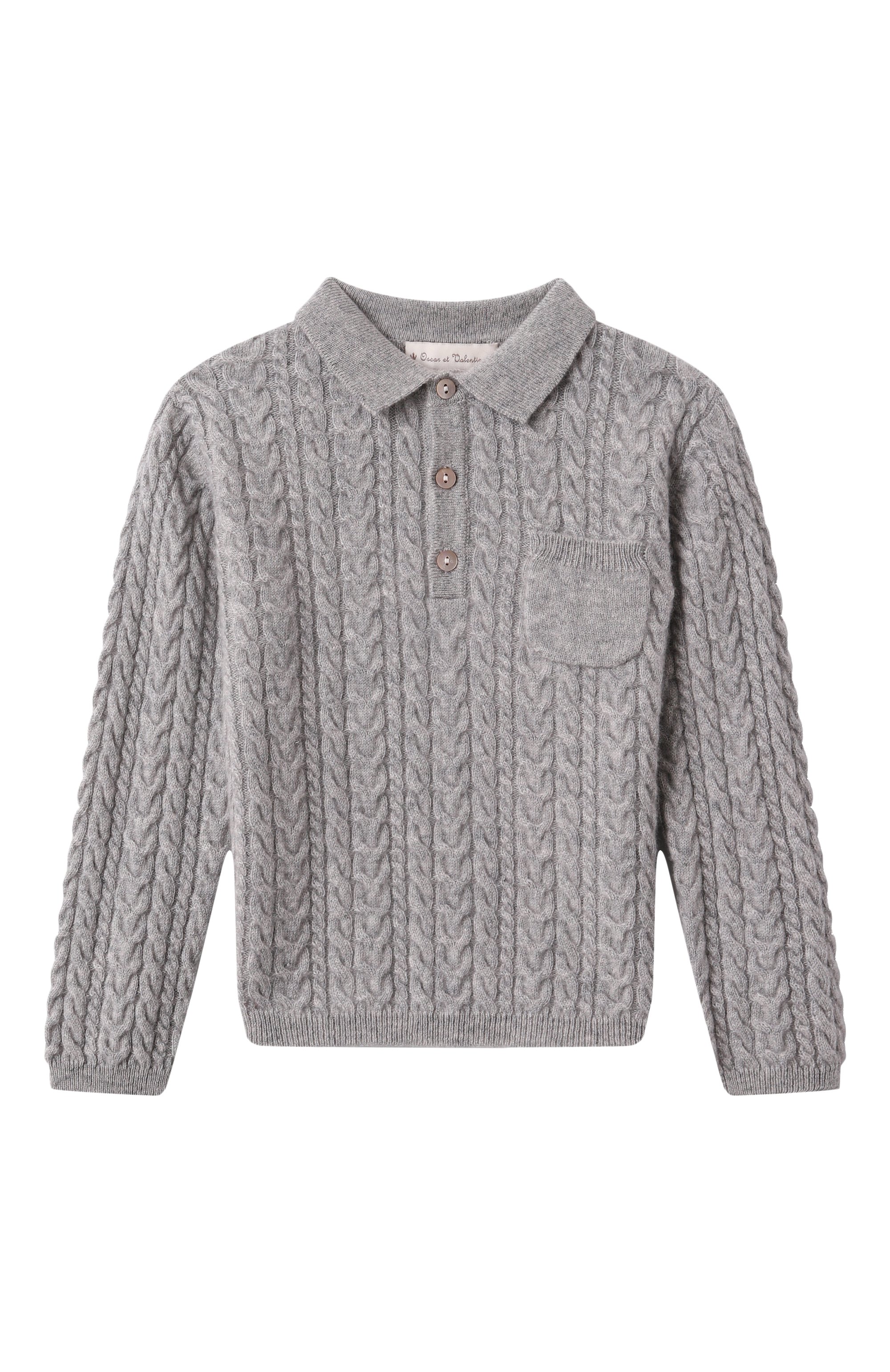 Кашемировое поло OSCAR ET VALENTINE, арт. W24POLO05., фото 1