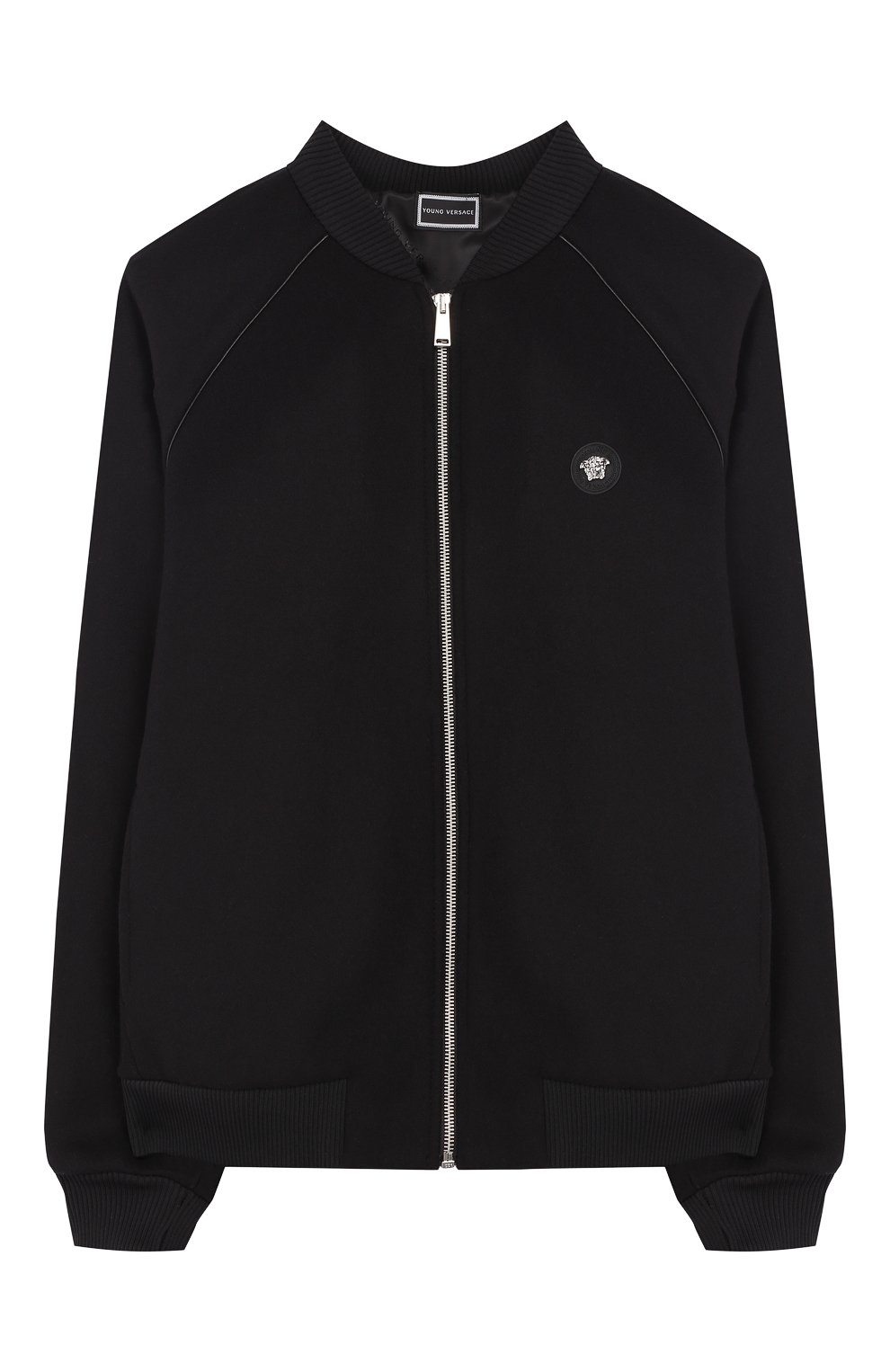 Шерстяной бомбер на молнии с вышивкой VERSACE, арт. YVMGB158/YML204/M-L, фото 4