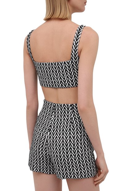 Хлопковый топ VALENTINO, арт. WB3AE6256FG, фото 4