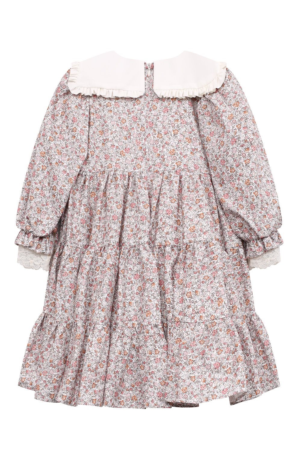 Хлопковое платье DESIGNERS CAT темно-розового цвета по цене 41600 руб., арт. 100000K01001191/4A-8A, фото 2 Хлопковое платье DESIGNERS CAT, арт. 100000K01001191/4A-8A, фото 2