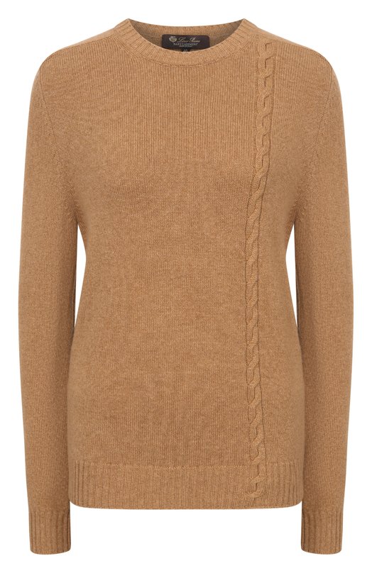 Кашемировый свитер Loro Piana FAL2013 Коричневый FAL2013
