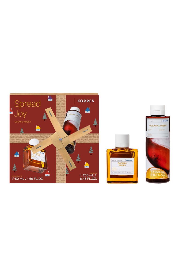 Парфюмерный набор oceanic amber (50+250ml) KORRES бесцветного цвета, арт. 5203069120459 | Фото 1 (Нос: Не проставлено; Региональные ограничения белый список (Axapta Mercury): Не проставлено; Косметика кросс-кт: Парфюмерия У; Ограничения доставки: flammable)