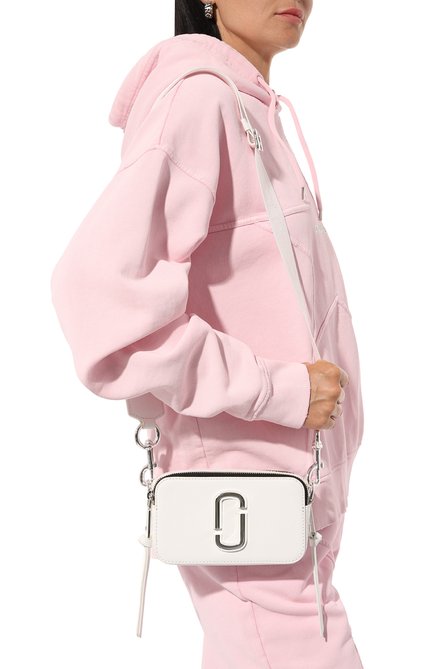Женская сумка snapshot MARC JACOBS (THE) белого цвета, арт. M0014867 | Фото 2 (Материал: Натуральная кожа; Сумки-технические: Сумки через плечо; Ремень/цепочка: На ремешке; Размер: mini)
