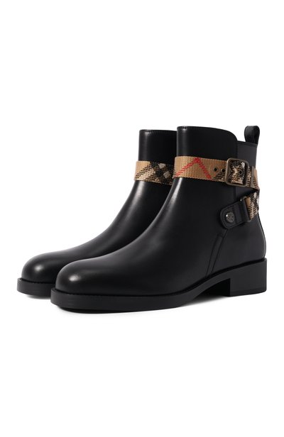 Женские кожаные ботинки huntley BURBERRY, арт. 8128778