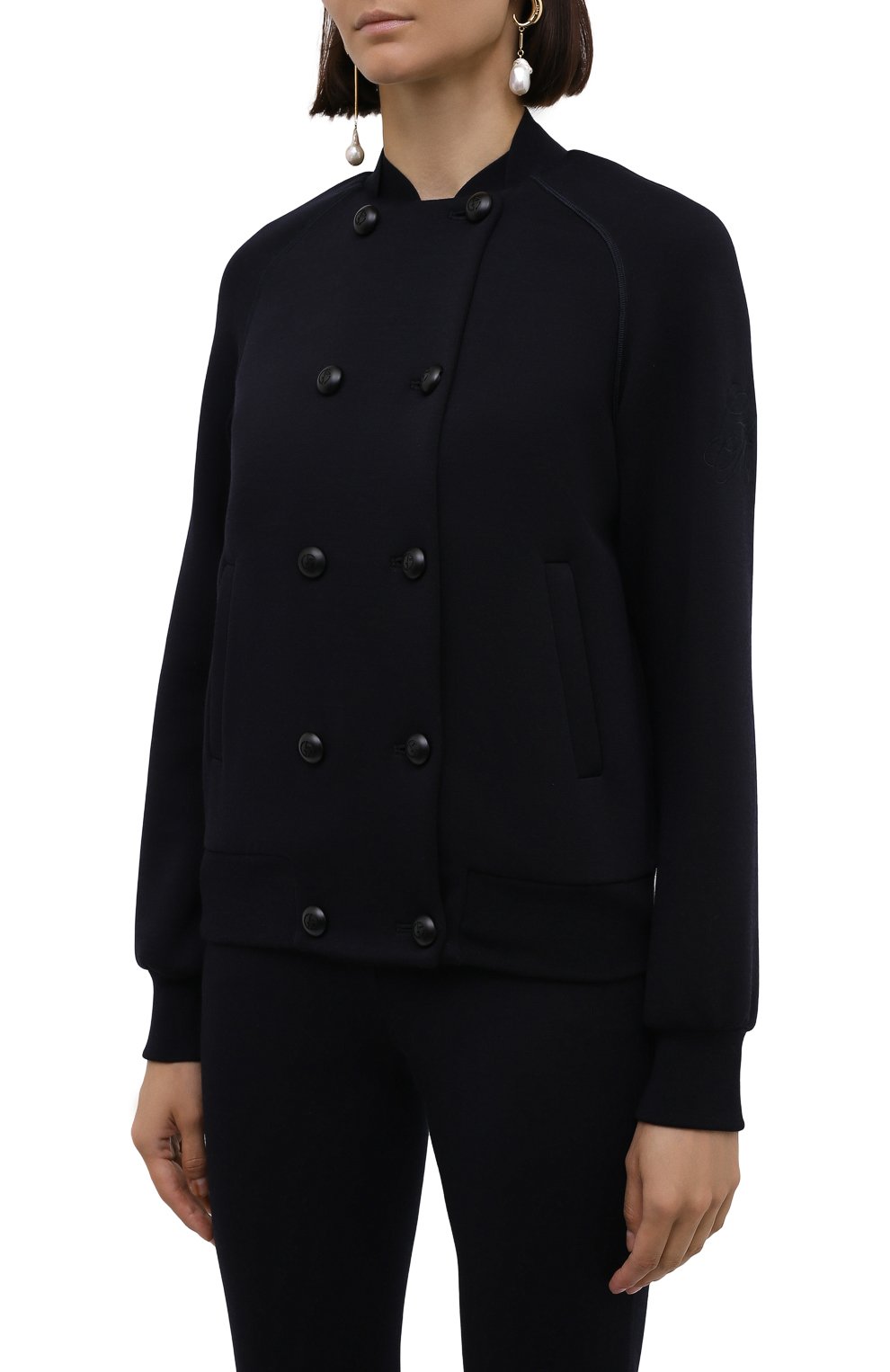 Бомбер из шерсти и вискозы GIORGIO ARMANI, арт. 6KAB50/AJDFZ, фото 3
