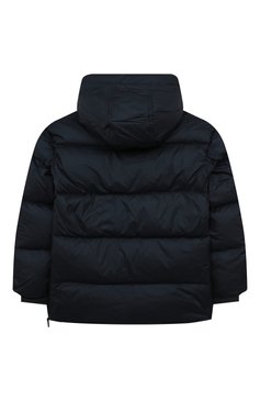 Детского пуховик WOOLRICH темно-синего цвета, арт. CFWK0U0297MR/UT2740 | Фото 2 (Рукава: Длинные; Материал внешний: Синтетический материал; Мальчики Кросс-КТ: Пуховик-верхняя одежда; Материал сплава: Проставлено; Материал подклада: Синтетический материал; Драгоценные камни: Проставлено; Материал утеплителя: Пух и перо)