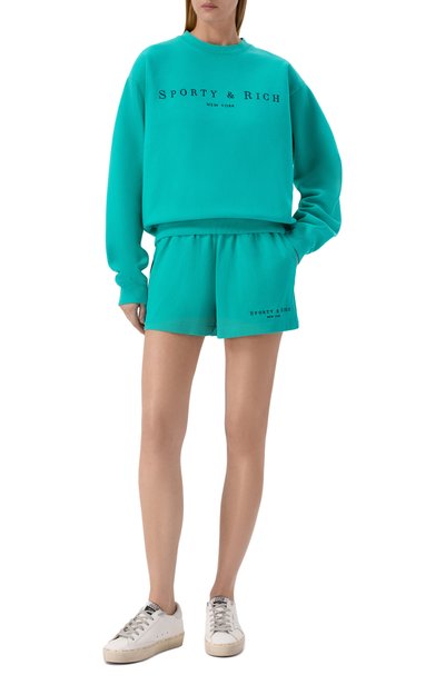 Женские хлопковые шорты SPORTY AND RICH, арт. SH037712185GR02