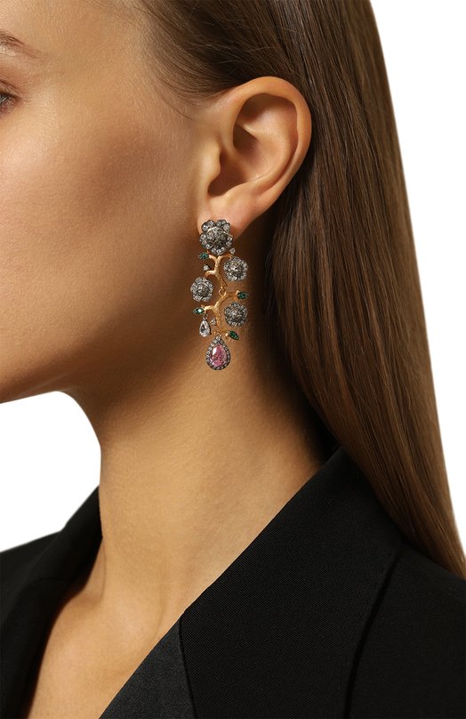 Серьги Queensbee 201431 Разноцветный  201431 Фото 2