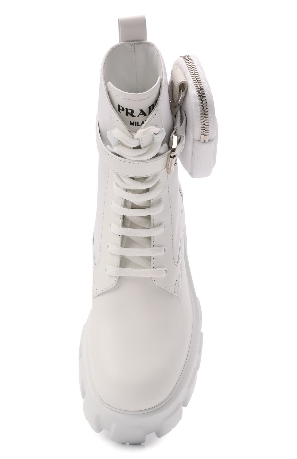 Комбинированные ботинки monolith PRADA, арт. 1T255M-3LFR-F0009-B055, фото 4