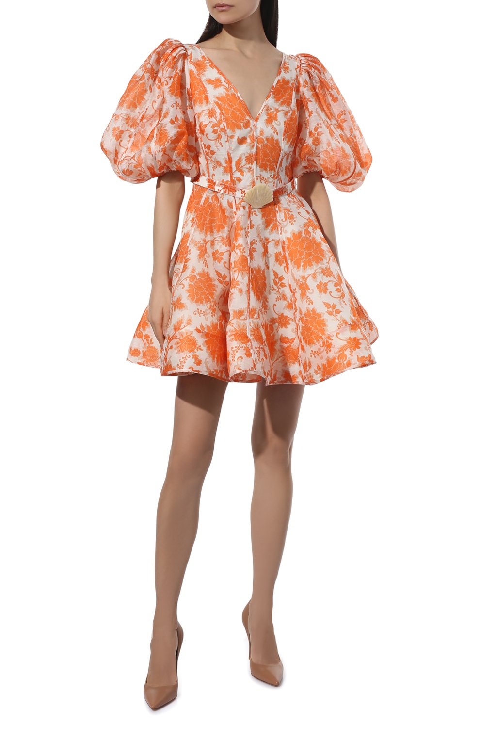 Платье изо льна и шелка ZIMMERMANN, арт. 2920DP0S, фото 2