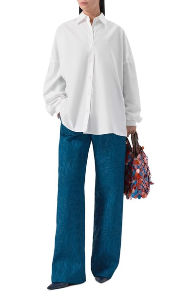 Женская хлопковая рубашка DRIES VAN NOTEN, арт. 130700/3314