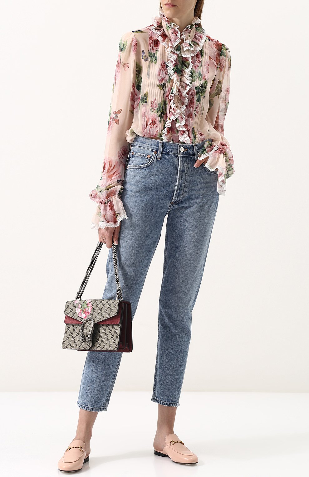 Сумка dionysus gg blooms small GUCCI, арт. 400249/KU23N, фото 2