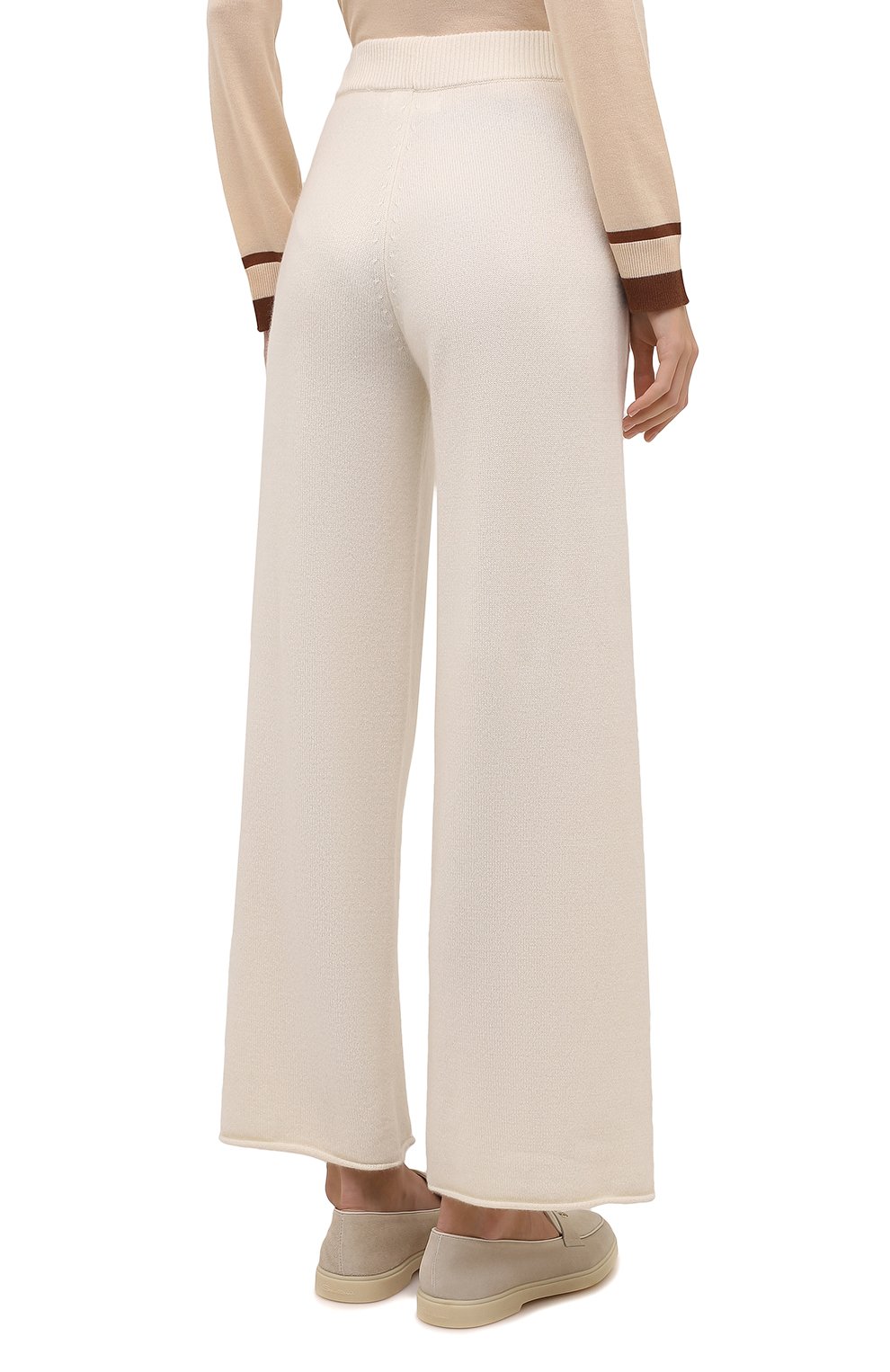 Кашемировые брюки NOT SHY кремового цвета по цене 43950 руб., арт. 3902551C, фото 4 Кашемировые брюки NOT SHY, арт. 3902551C, фото 4