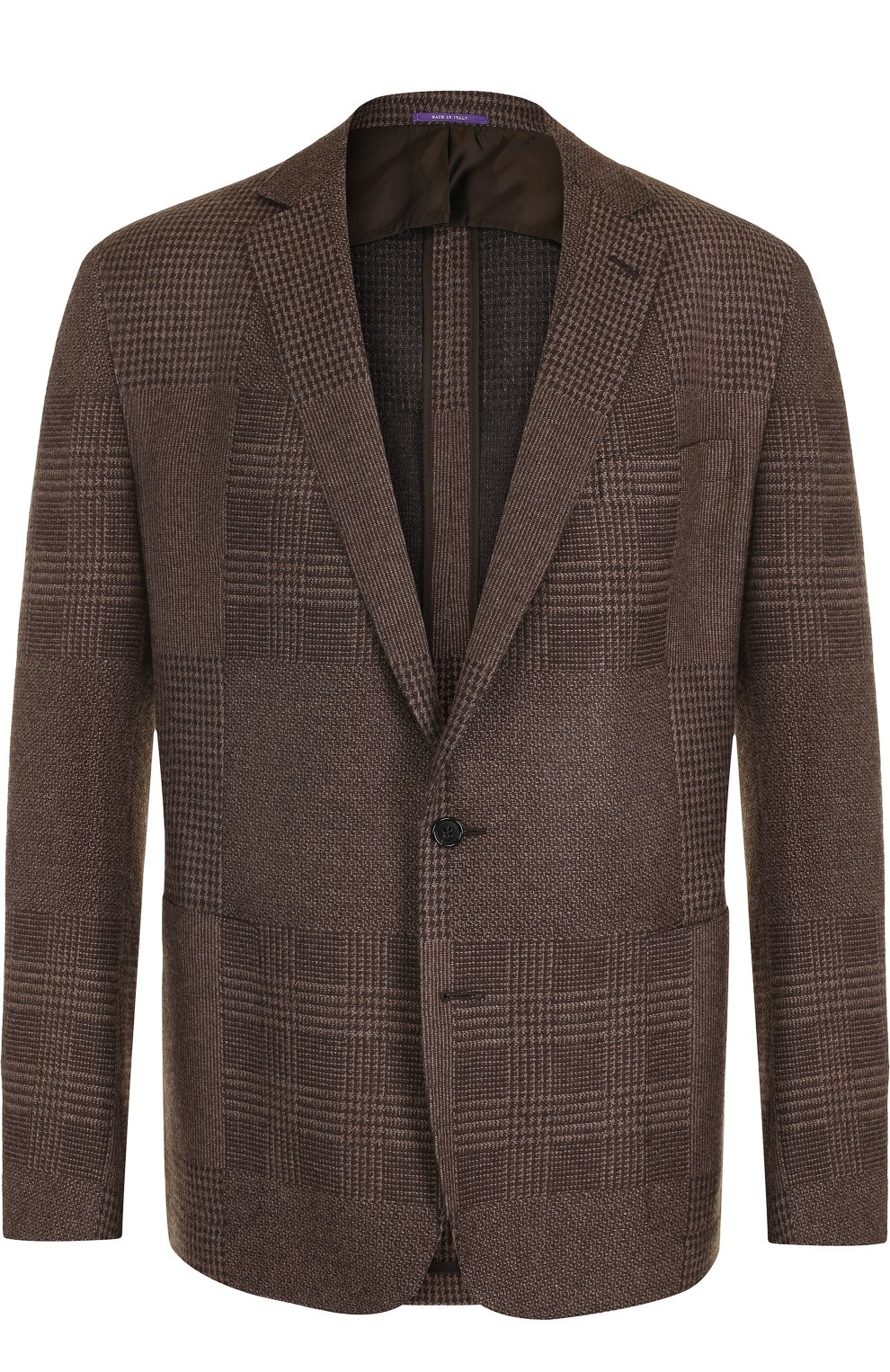 Однобортный пиджак из смеси кашемира и шелка RALPH LAUREN, арт. 798667894, фото 1