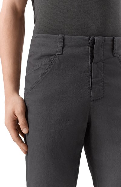 Брюки из хлопка и льна TRANSIT, арт. CFUTRZE140, фото 5