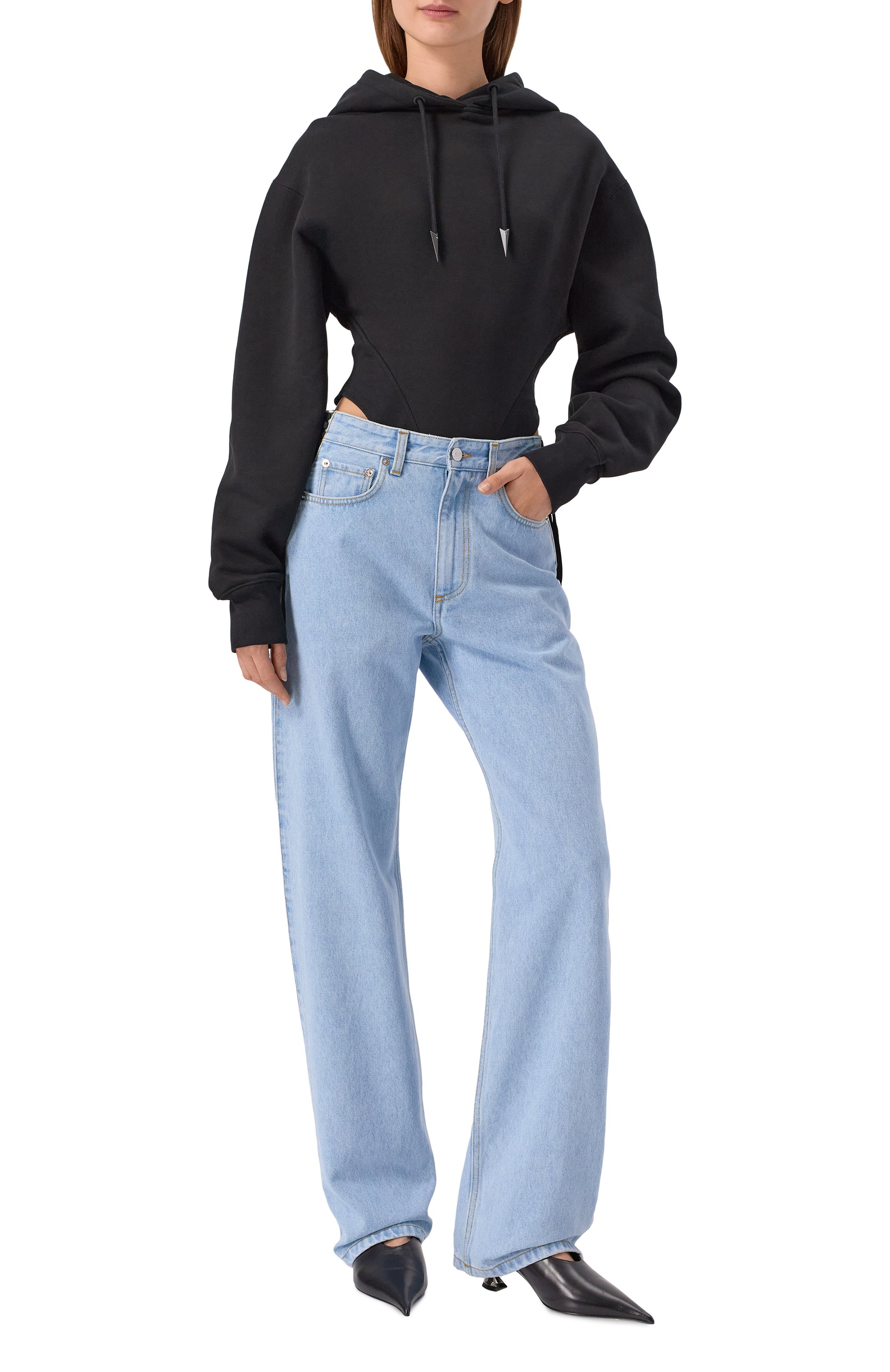 Хлопковое боди MUGLER, арт. 25F3B002566024, фото 2