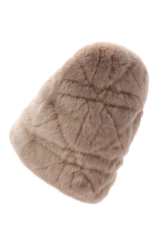 Меховая шапка Даймонд из норки FurLand 0234500110270600000 Бежевый  0234500110270600000 Фото 2