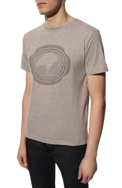 Хлопковая футболка STEFANO RICCI, арт. MNH3102150/803C0, фото 3