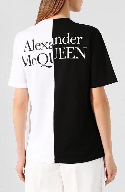 Хлопковая футболка ALEXANDER MCQUEEN, арт. 610929/QZAAY, фото 4