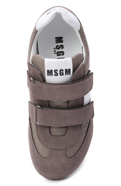 Комбинированные кеды MSGM KIDS, арт. 83969/VAR2_001, фото 4
