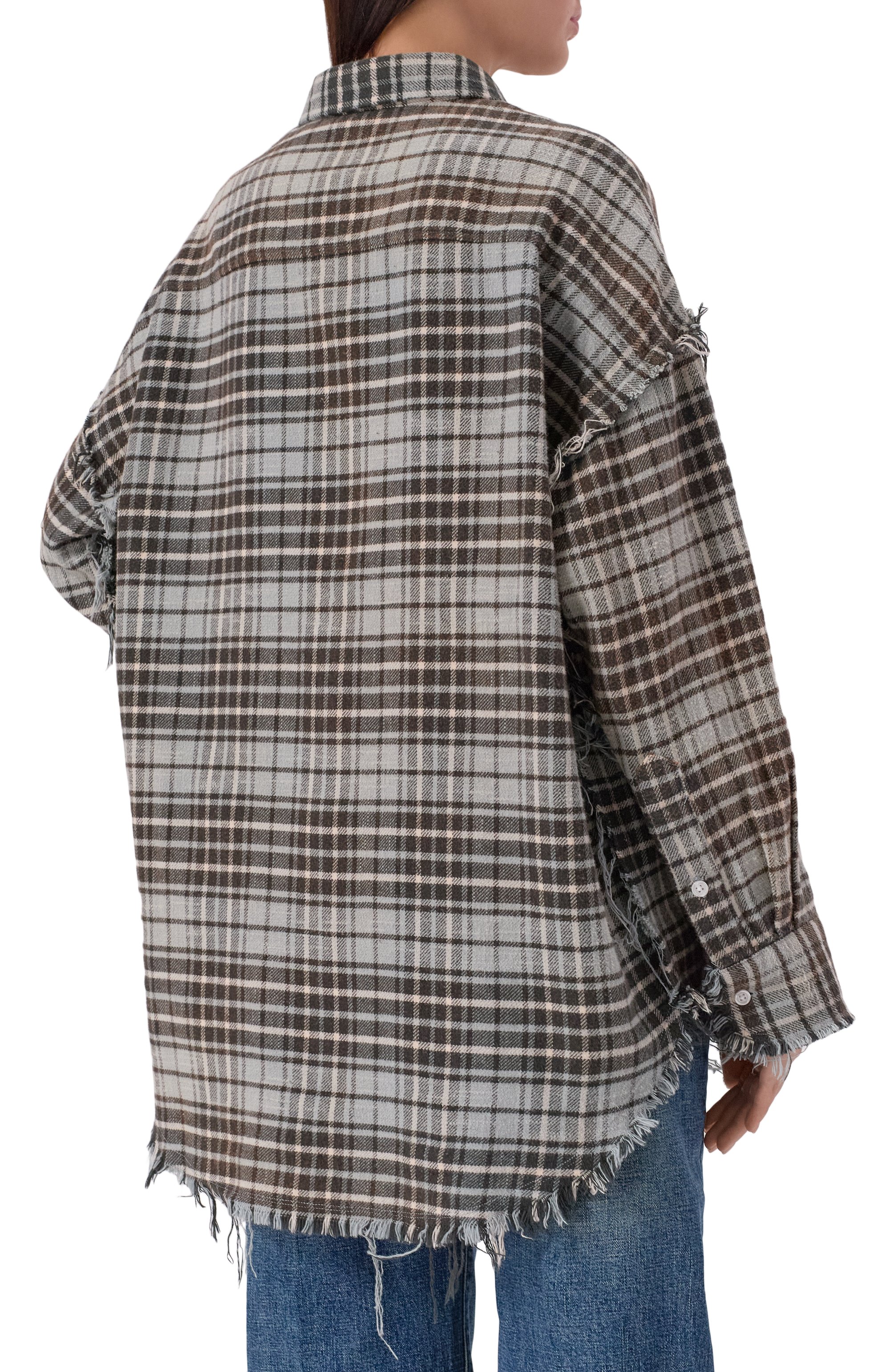 Хлопковая рубашка R13, арт. R13WR075-R560B/W, фото 4