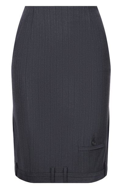 Женская юбка из шерсти и хлопка MM6, арт. S52ME0027/M35743