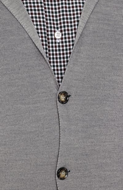 Шерстяной кардиган с v-образным вырезом и отложным воротником WINDSOR, арт. 13 MEVI0-S 10000865, фото 5