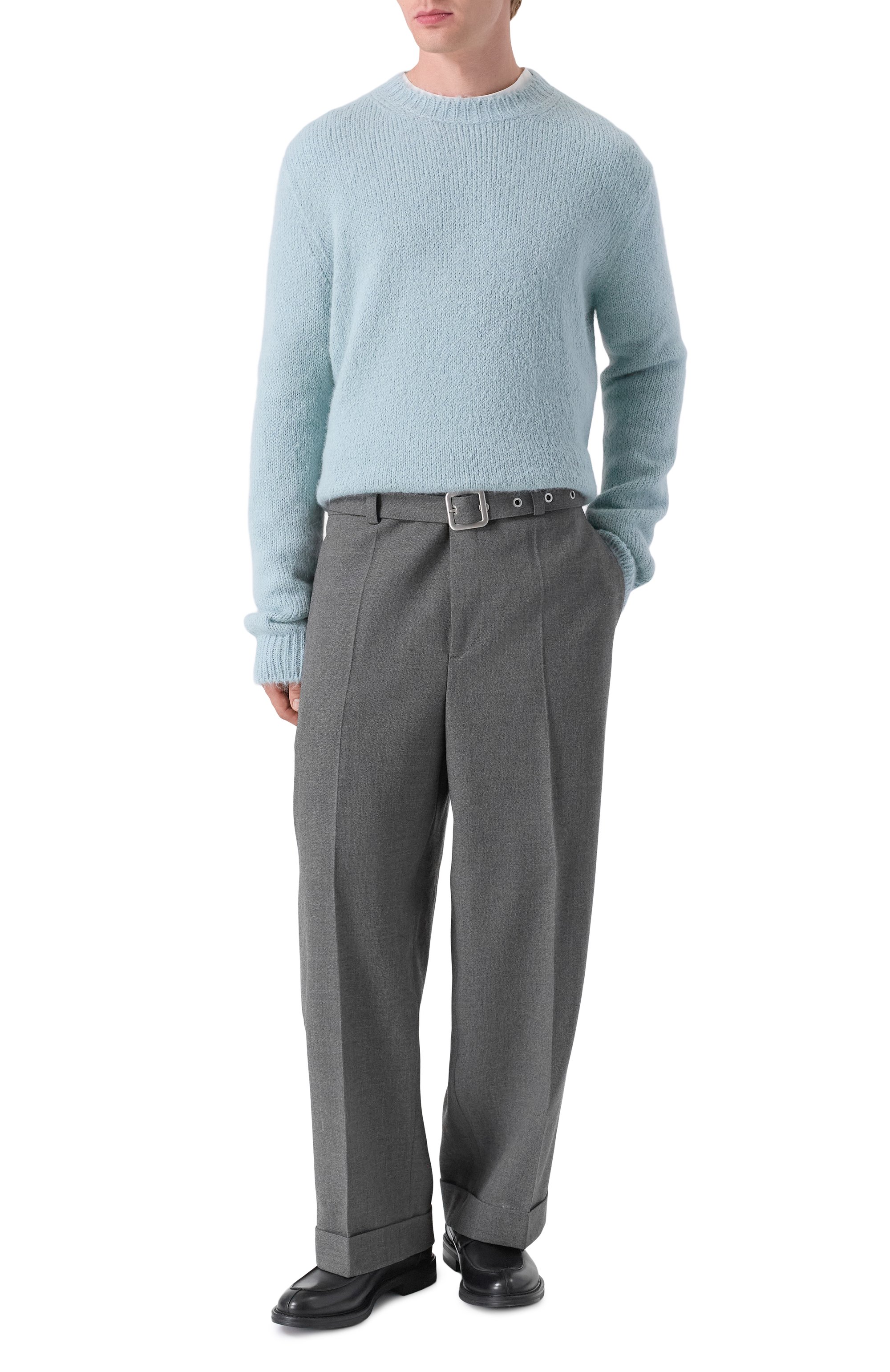 Шерстяные брюки JIL SANDER, арт. J22KA0230-J41557, фото 2