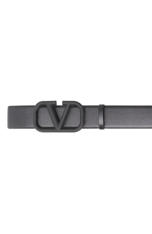 Кожаный ремень VLogo Signature Valentino 6Y2T0Q87/WQG Чёрный  6Y2T0Q87/WQG Фото 4