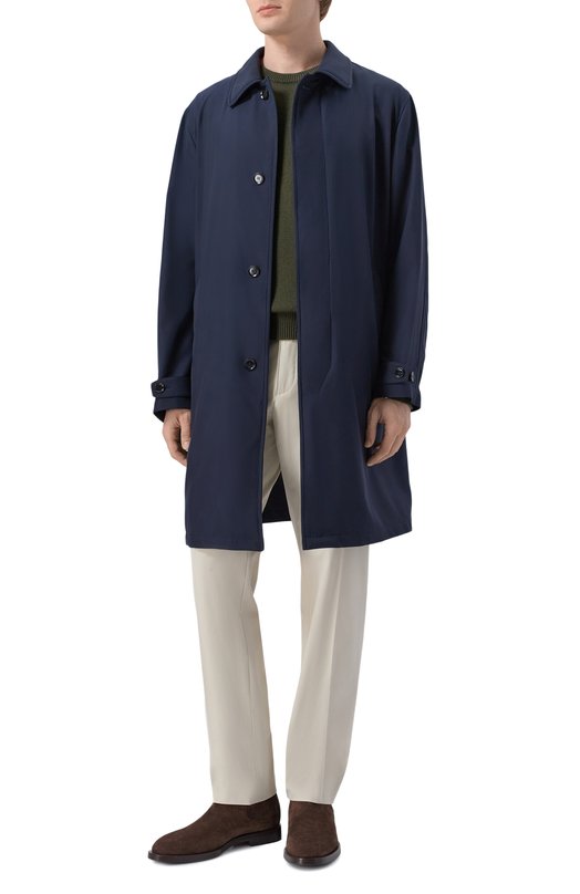 Хлопковые брюки Brioni RPCW0L/PD023 Кремовый  RPCW0L/PD023 Фото 2