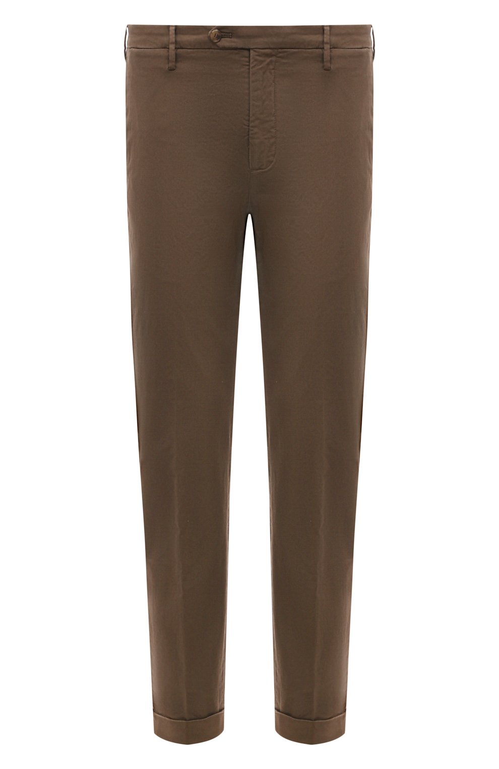 Хлопковые брюки COLOMBO коричневого цвета по цене 69650 руб., арт. PA00449/TC, фото 1 Хлопковые брюки COLOMBO, арт. PA00449/TC, фото 1