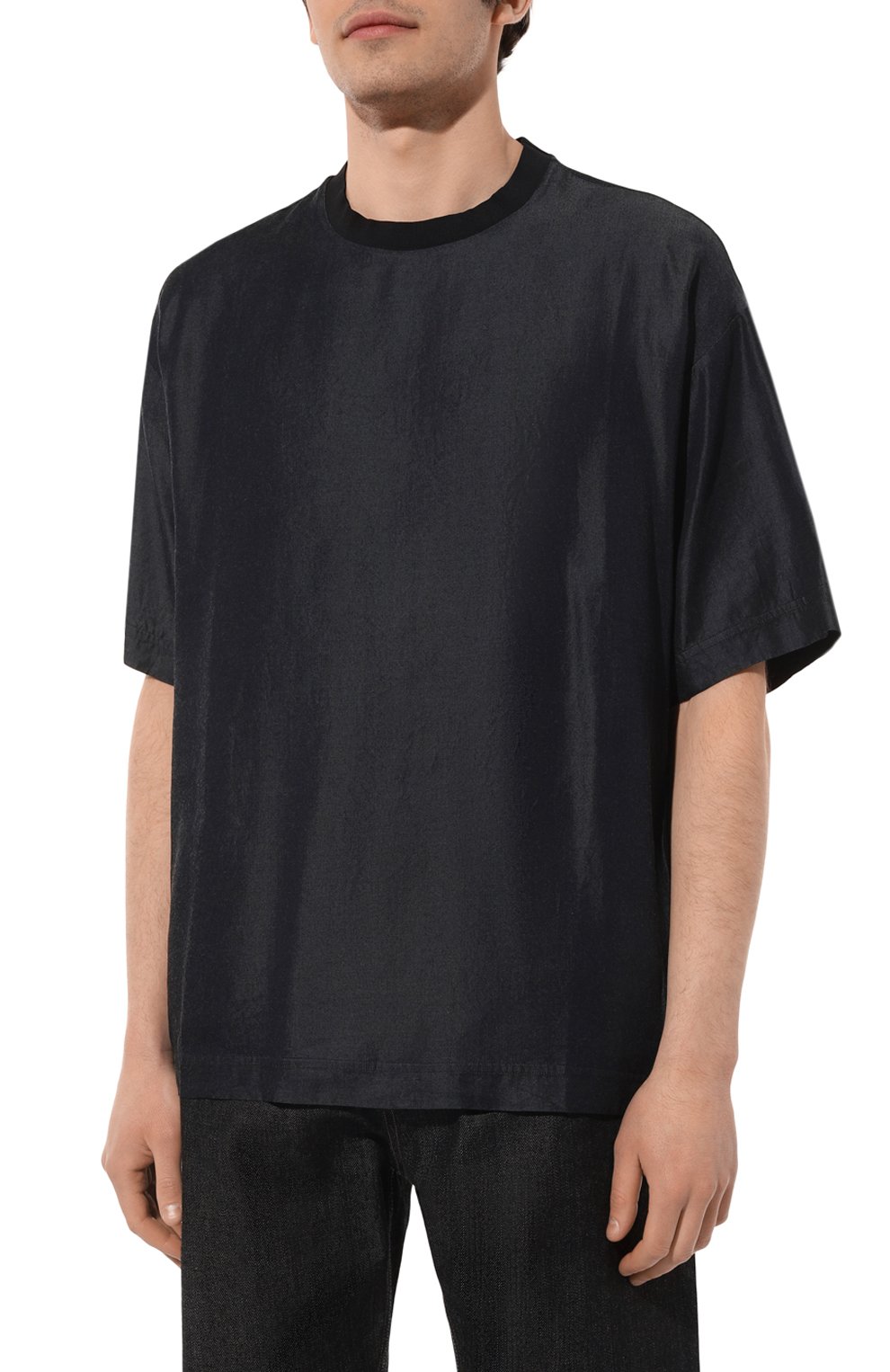 Футболка из лиоцелла GIORGIO ARMANI, арт. 3DST65/SD4CZ, фото 3