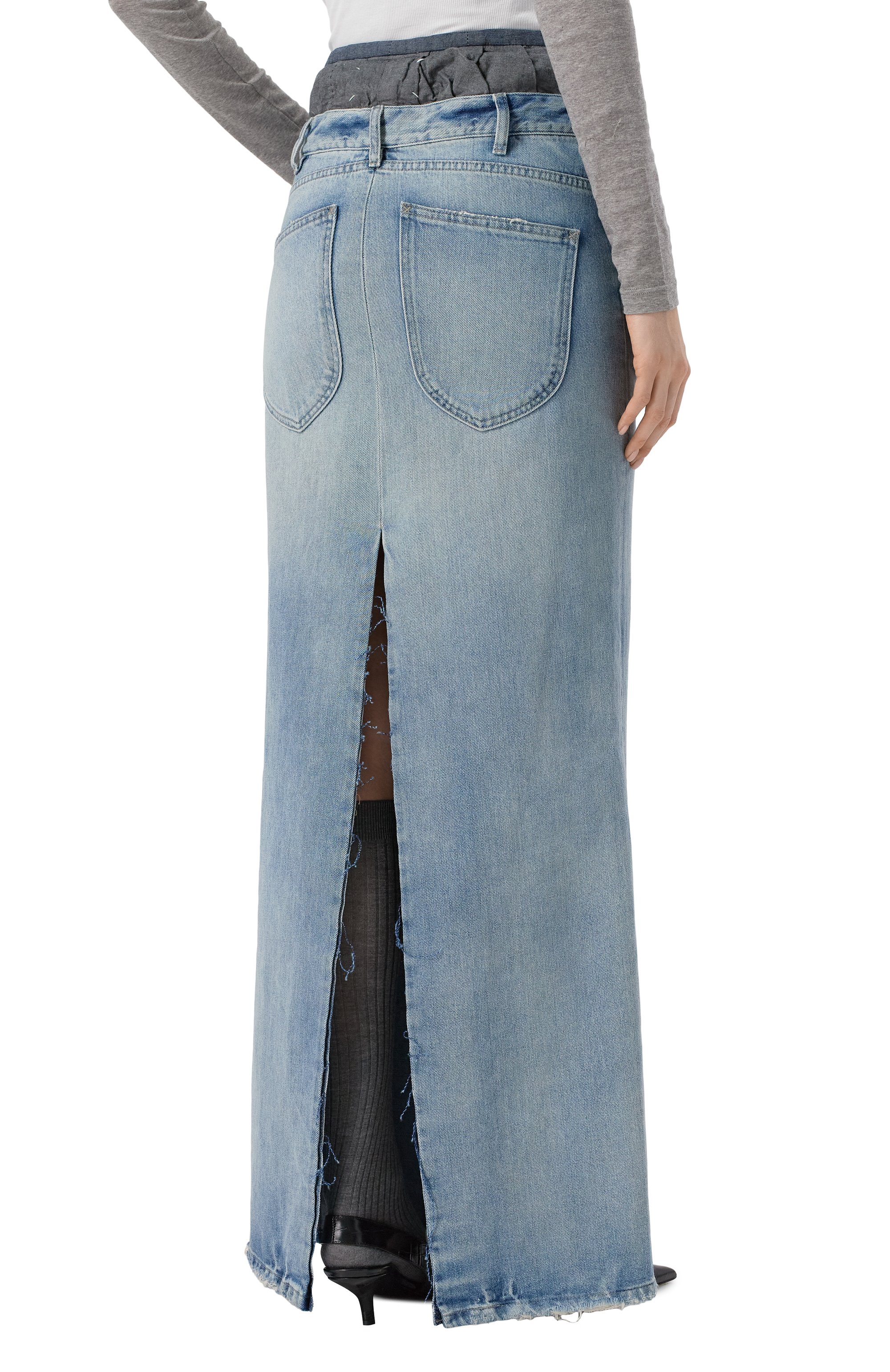 Джинсовая юбка MAISON MARGIELA, арт. S51MI0006/S30383, фото 4