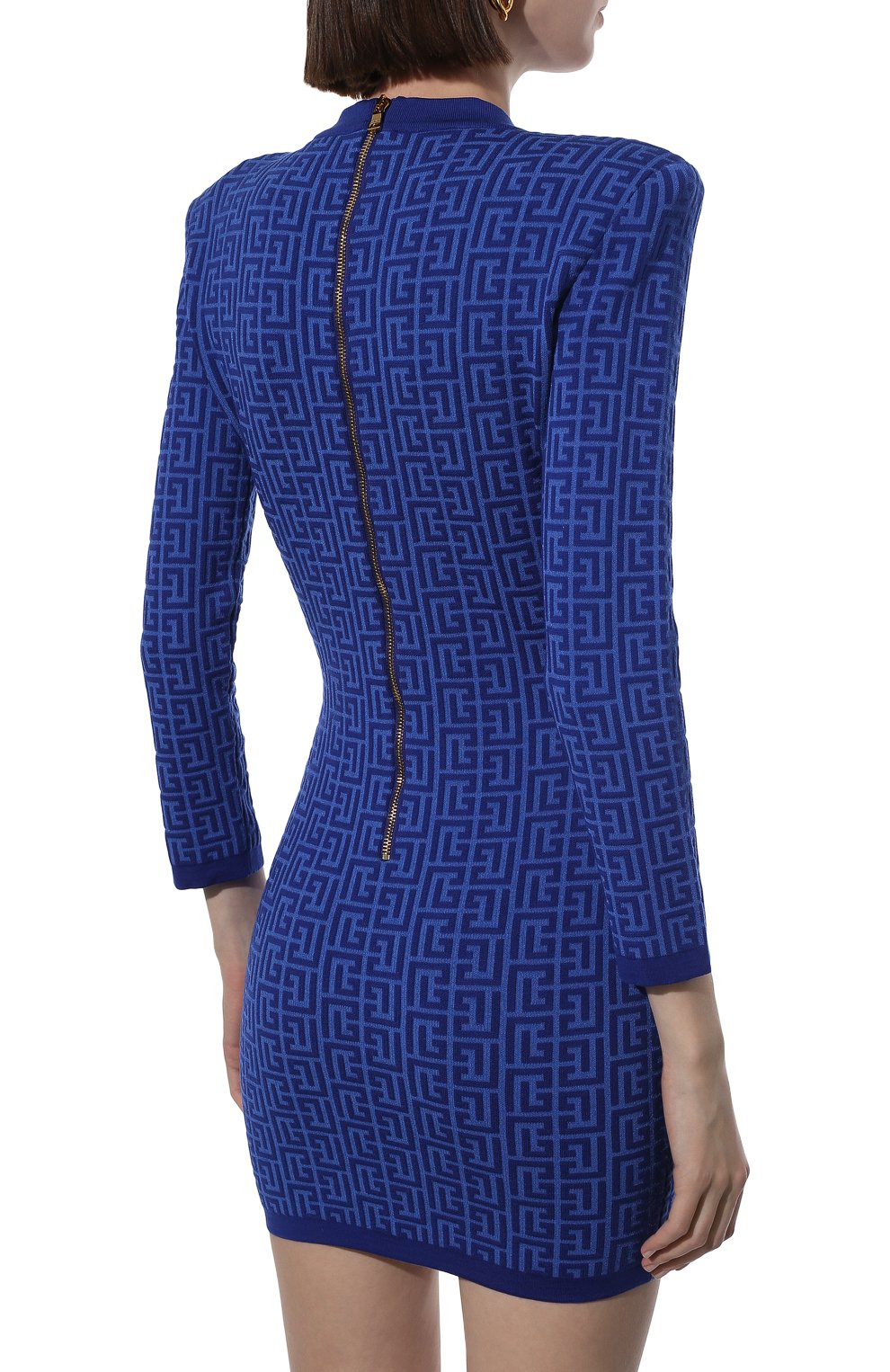 Платье из шерсти и вискозы BALMAIN, арт. XF1R8072/KB02, фото 4